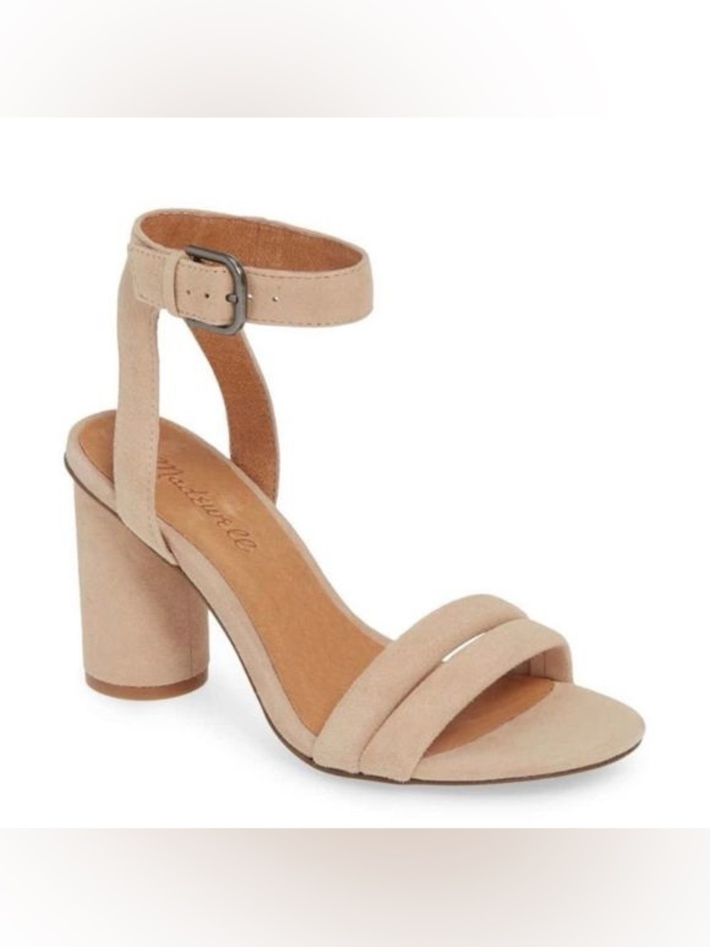 Excellent condition Madewell Rosalie suede heels size 10